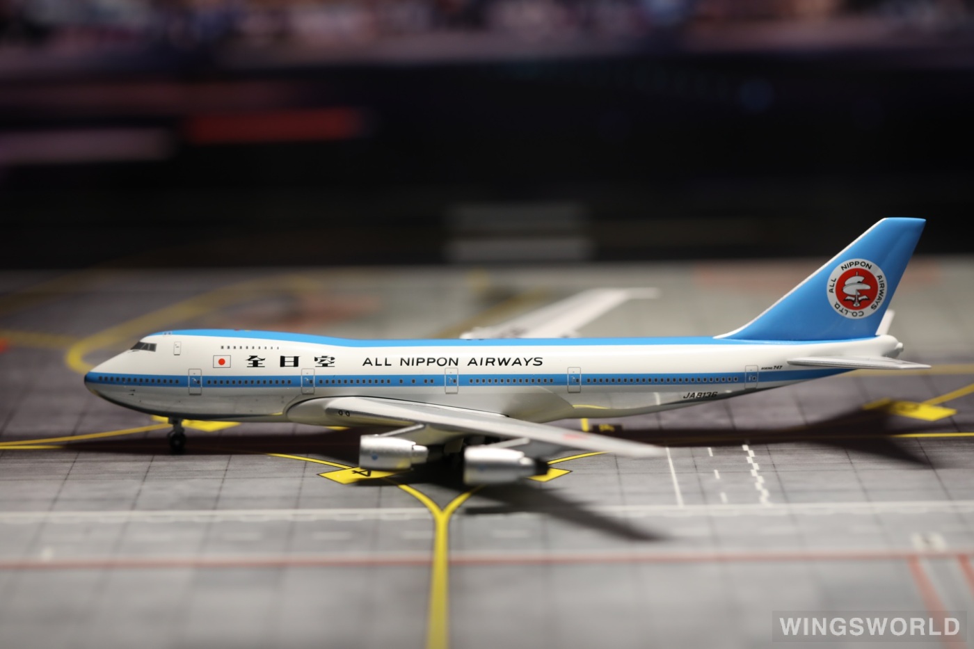 Big Bird 1:400 Boeing 747-100 ANA 全日空BB4-2005-031 JA8136 1970