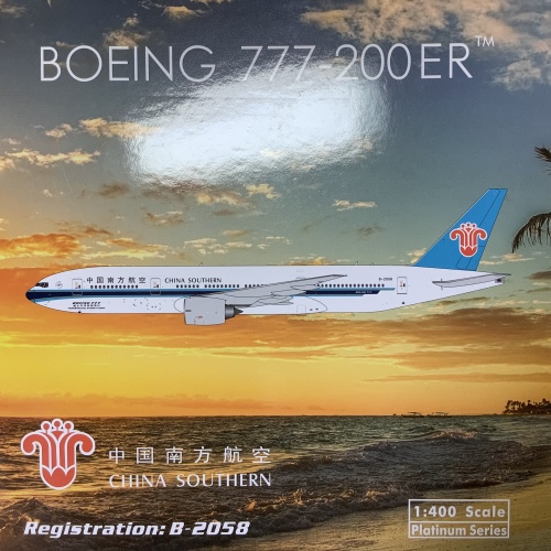 Phoenix 1:400 Boeing 777-200 China Southern 中国南方航空PH11680 B