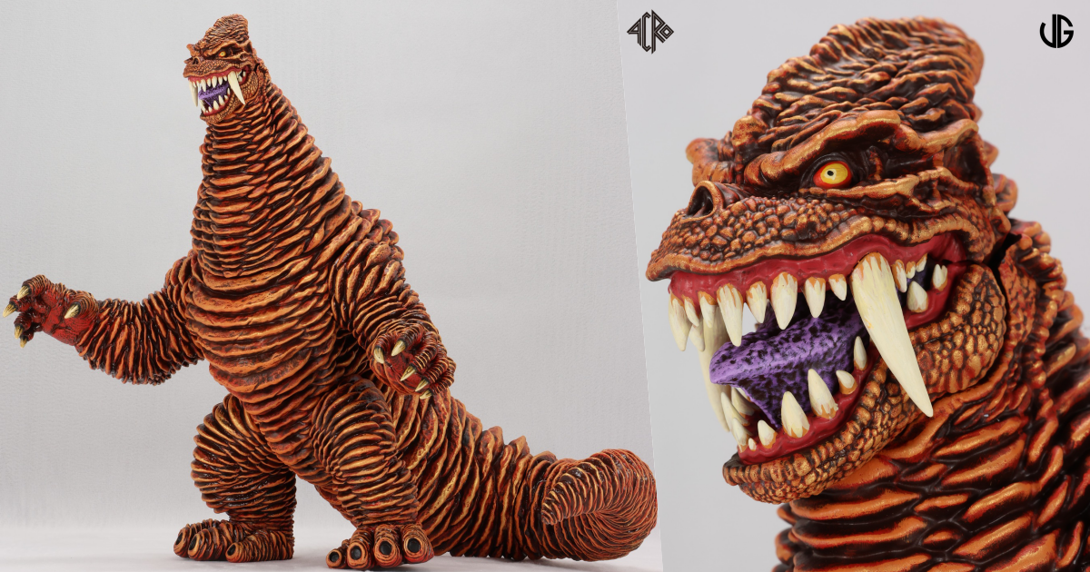 ACRO『KRS x James Groman レッドキング』ソフビフィギュア、より凶悪