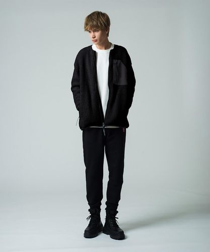 キンロス リバーシブル フリース ジャケット ブラックレーベル