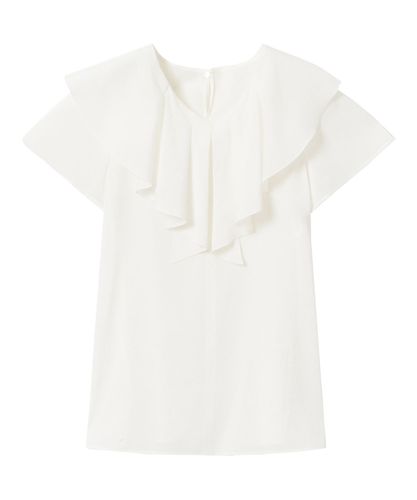 ジョーゼットフラワーノースリブラウス|ANAYI OFFICIAL ONLINE STORE