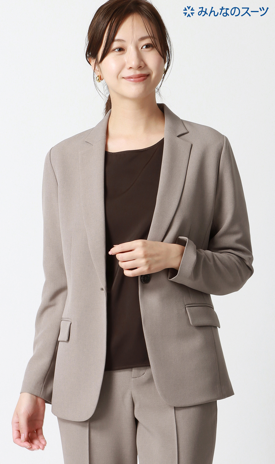 みんなのスーツ】テーラードジャケット【セットアップ着用可