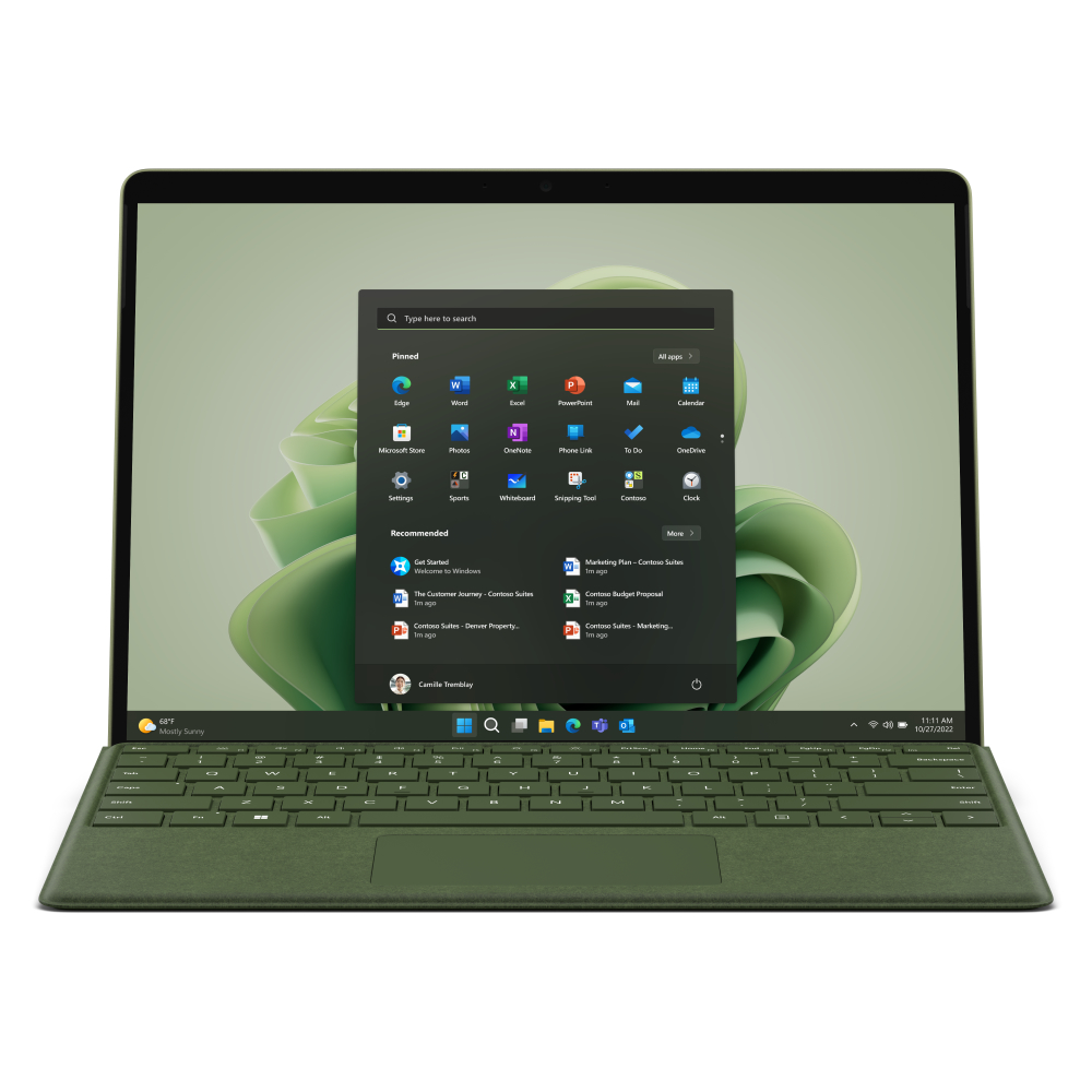 Surface Pro 9 i7/16G/256G/W11P 商務版◇森林綠&寶石藍| 二合一筆電