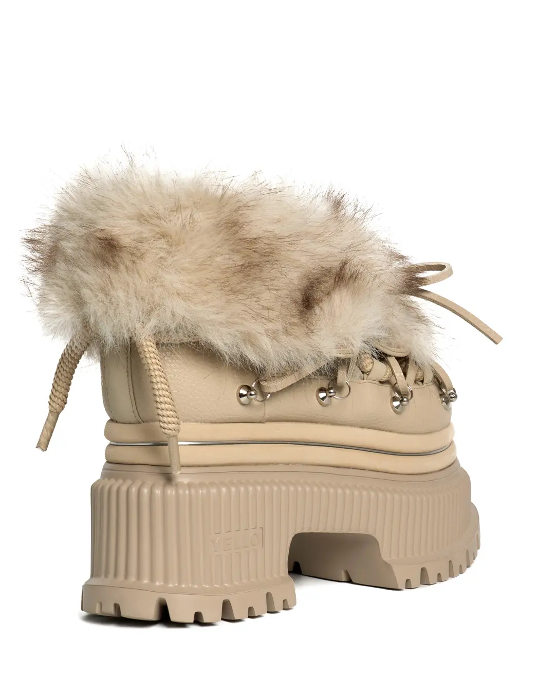 YELLO / SNUG PLATFORM SHORT BOOTS