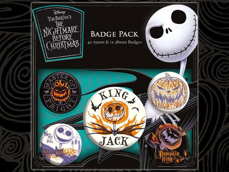 ナイトメアービフォアクリスマス 缶バッジ5個セット/ジャック