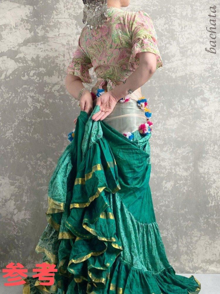 ベリーダンス 25ヤード・ジプシースカート ヴィンテージサリー 偏光