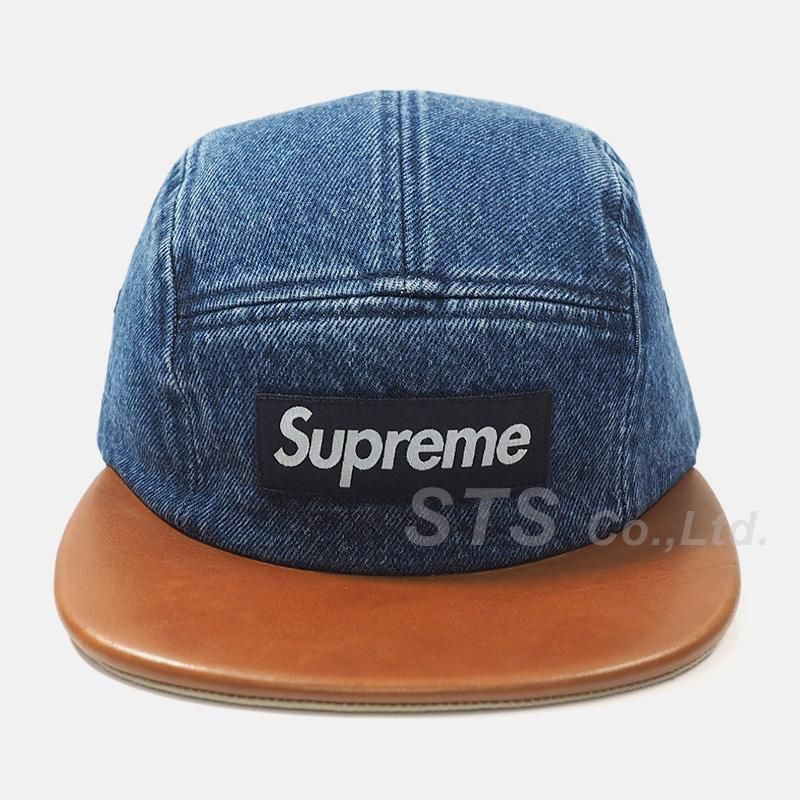 Supreme - Denim Leather Visor Camp Cap - UG.SHAFT