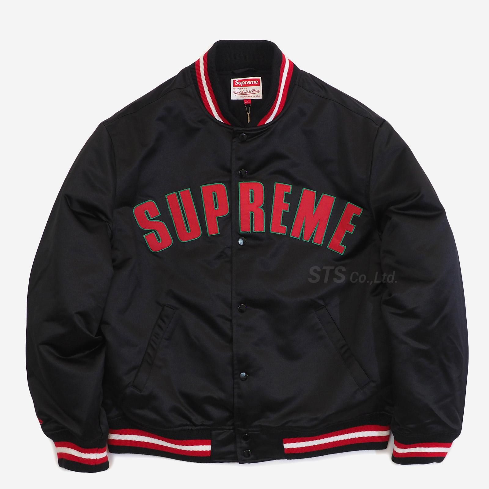 Supreme/Mitchell & Ness Satin Varsity Jacket - UG.SHAFT