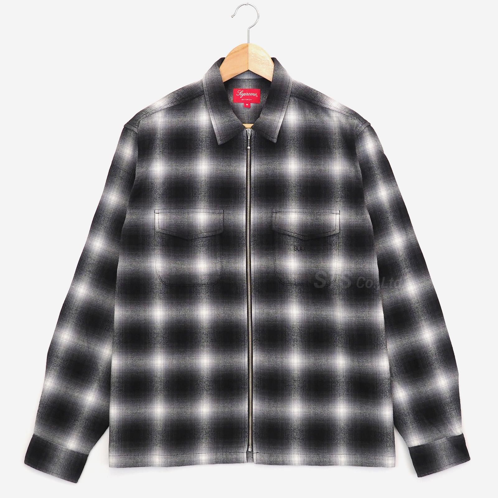 Supreme - Shadow Plaid Flannel Zip Up Shirt - UG.SHAFT