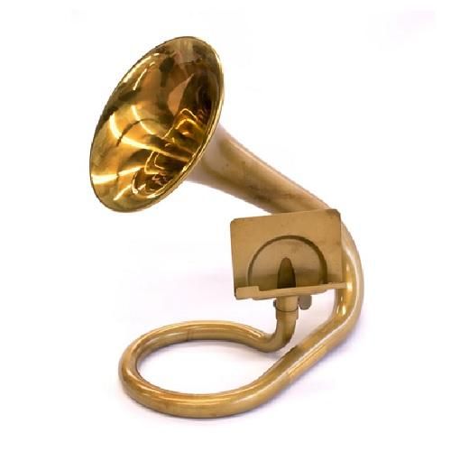 キャロルブラス ： デスクトランペット アンバーラッカー仕上げ