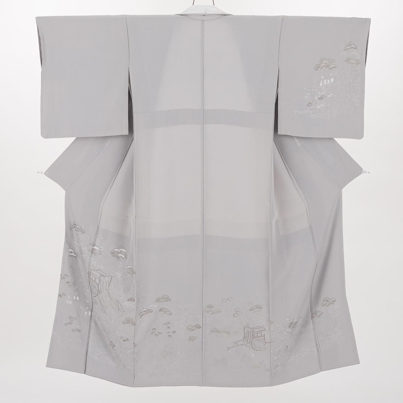 訪問着 汕頭刺繍 時代人物 - からん::アンティーク着物・リサイクル