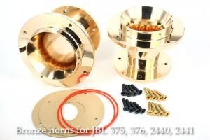 中古 JBL MA15型 重量級・砲金無垢ウーファークランプ8個 真鍮ビス付 中古