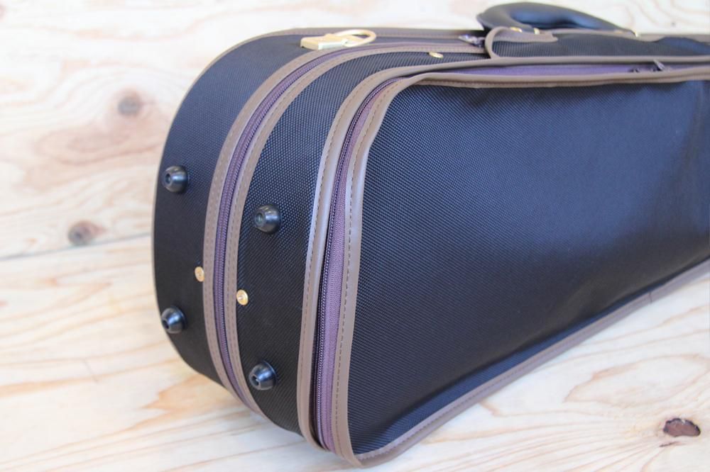 Fiumebianca 木製バイオリンケース ブラック 4/4