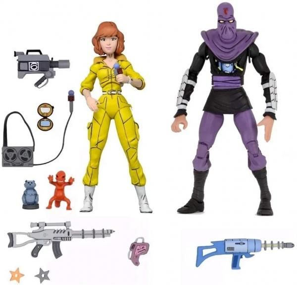 NECA ミュータントタートルズ エイプリルオニール VS. フット