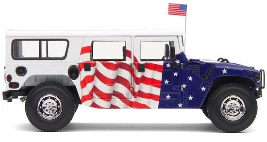 エグゾト 1/18 ハンヴィー 1995 Exoto AM General Humvee Bush-Cheney