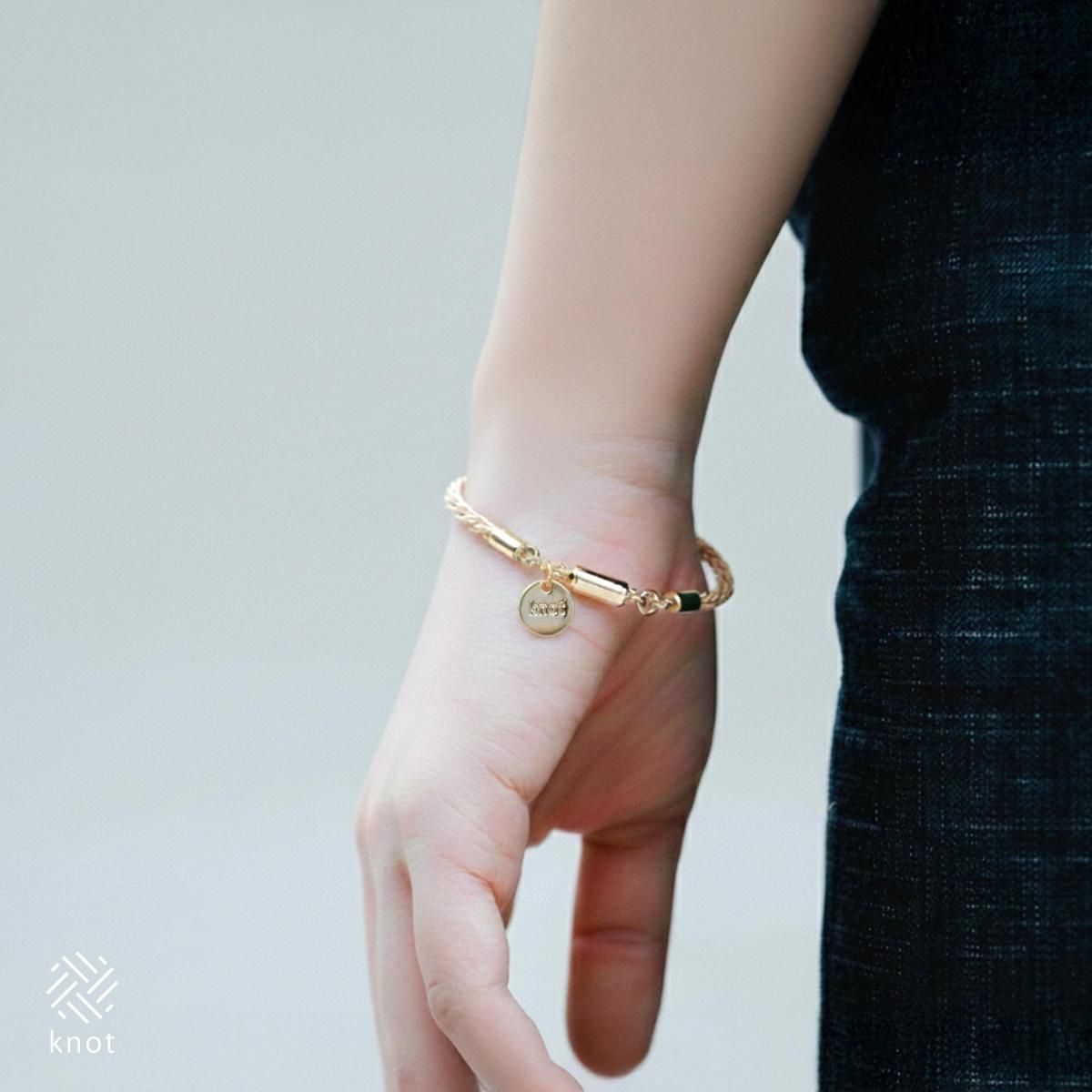 水引ブレスレット | シャンパンゴールド - 津田水引折型 online shop