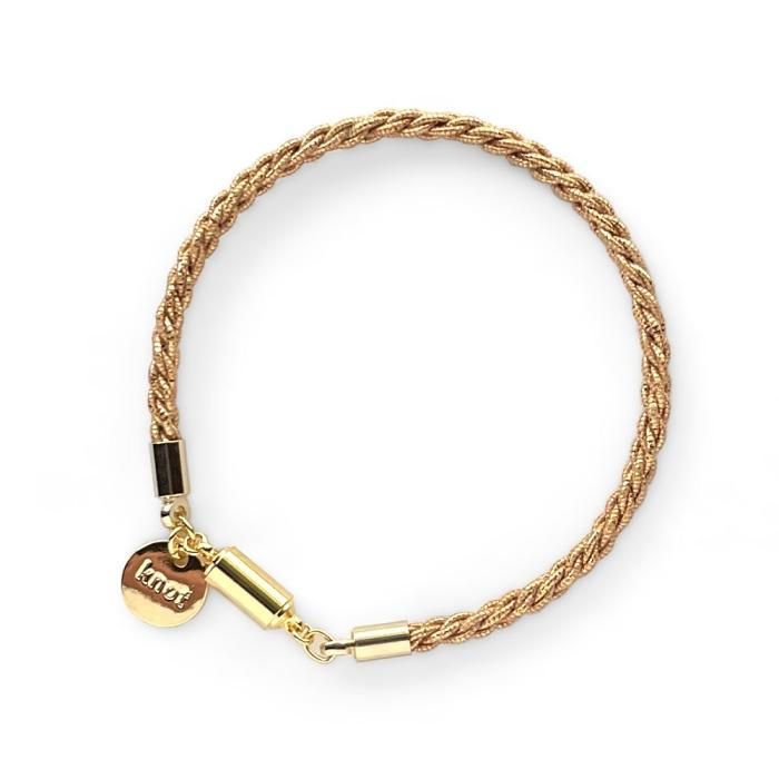 水引ブレスレット | シャンパンゴールド - 津田水引折型 online shop