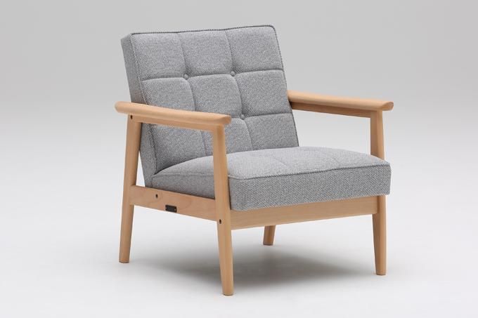送料無料】カリモク60 Kチェア1シーターミストグレー - ー北欧家具