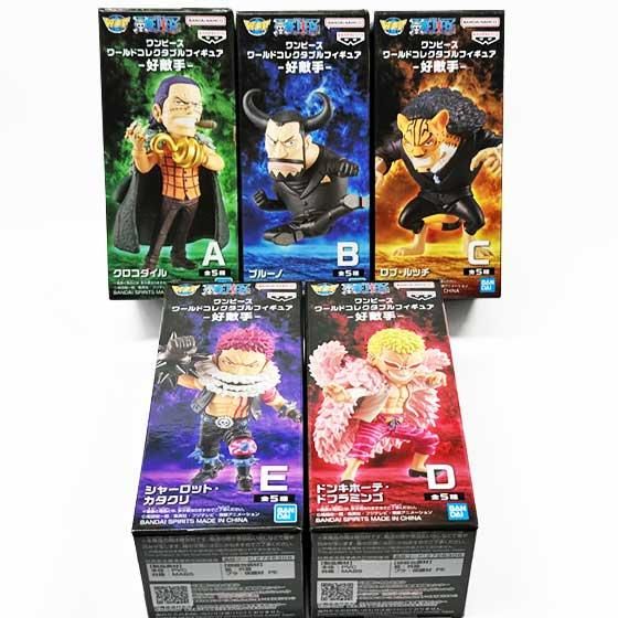 ワンピース ワールドコレクタブルフィギュア -好敵手- 全5種フルセット