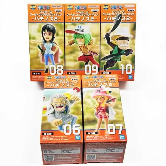 ワンピース ワールドコレクタブルフィギュア -ハチノス2- 全5種フルセット