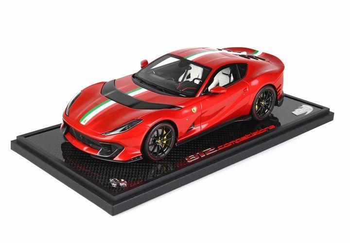 1/18 BBR Ferrari 812 Competizione 2021 F1 2007 B Red - 【MR BBR