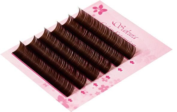 SakuraミンクCOLOR＜Dark Brown-H＞6列・0.15T - まつ毛エクステ＆美容