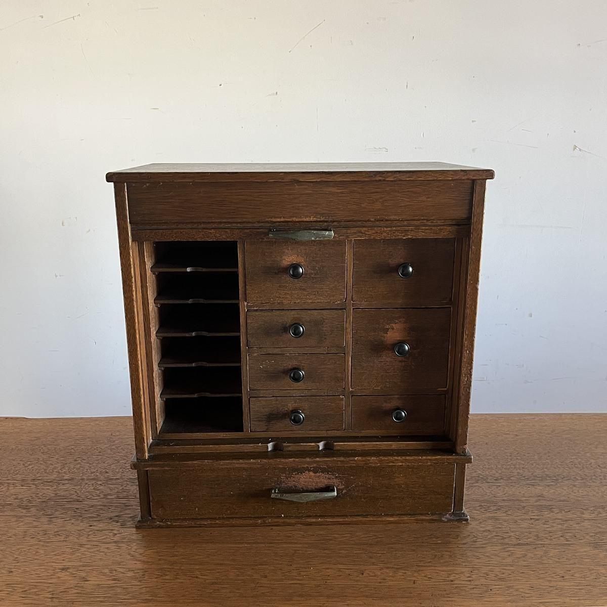 蛇腹扉の小引き出し - 古家具・古道具 アンティーク家具 kubu（クブ）