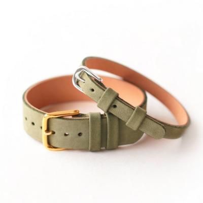 No.21 サンドベージュ 手作りの腕時計用革ベルト｜シーブレーンの