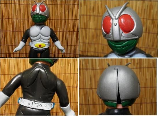 当時物 無版権 仮面ライダー ソフビ人形 - 「宝の森」昭和レトロ雑貨