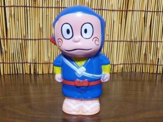 住友銀行 ソフビ貯金箱（忍者ハットリくん） - 「宝の森」昭和レトロ