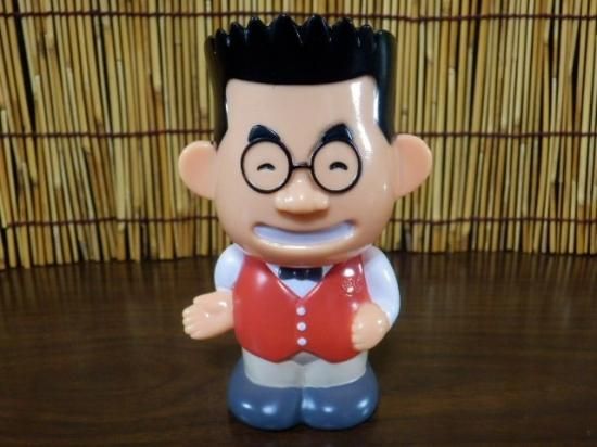 近畿銀行 ソフビ貯金箱（桂文珍） - 「宝の森」昭和レトロ雑貨
