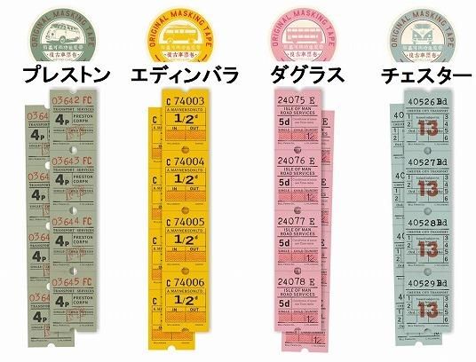 イギリスバスチケット風！おしゃれなロールシール