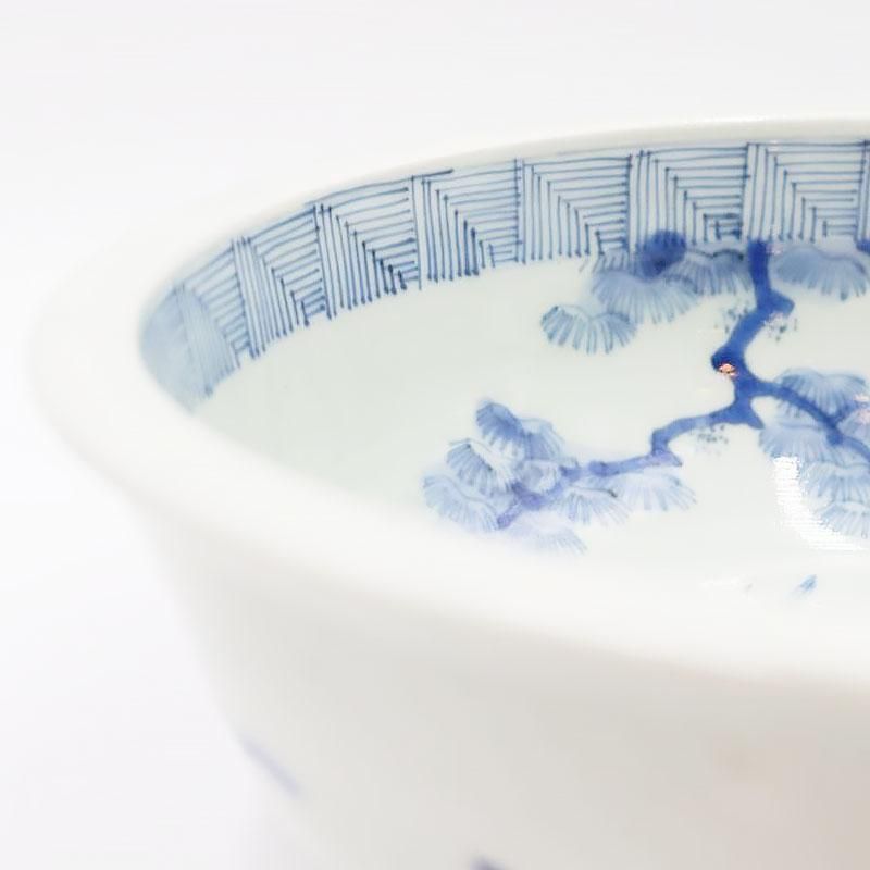 希少染付大鉢｜藍の美味しさ｜アンティーク