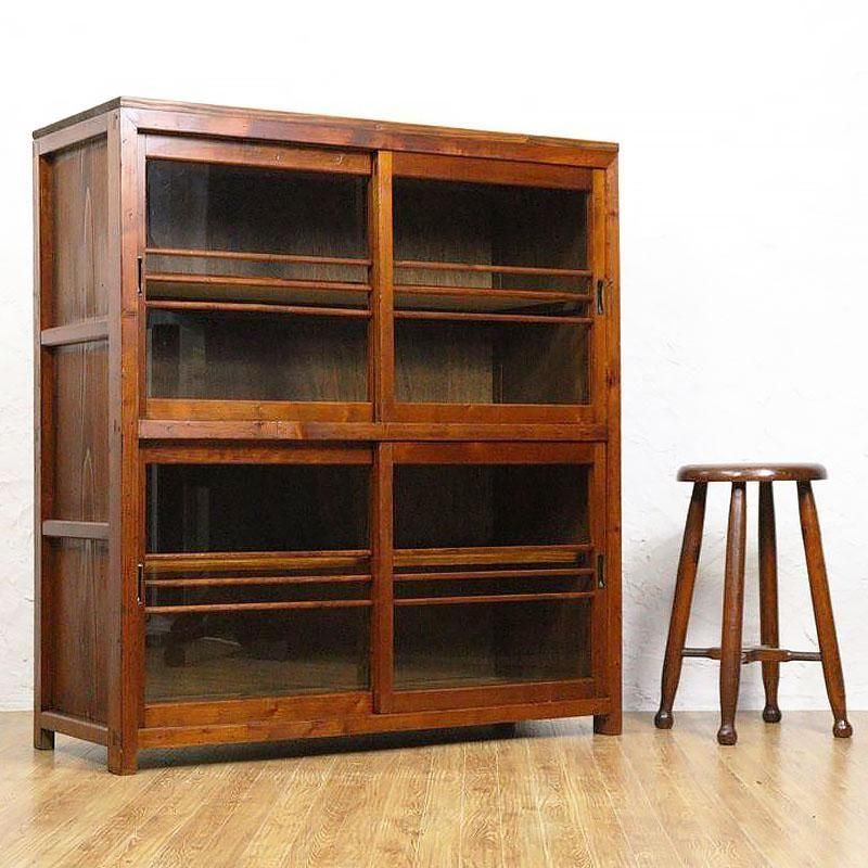 小水屋の昭和初期 杉製のアンティーク家具