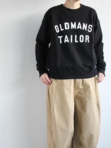 OLDMAN'S TAILOR (オールドマンズテーラー) OMT PRINT CREW SWEAT