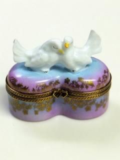 鳥 - リモージュボックス専門店 Limoges Petit Lapin deux