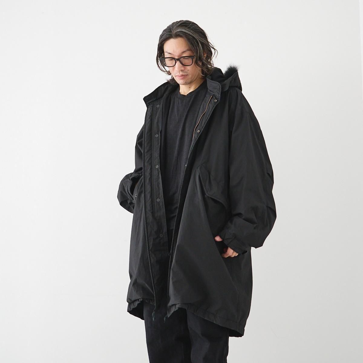 COMOLI / コットンナイロン ミリタリーフーデットコート - dieci