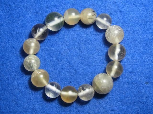 ザギマウンテンクォーツ ブレスレット アストロフィライト、ルチル