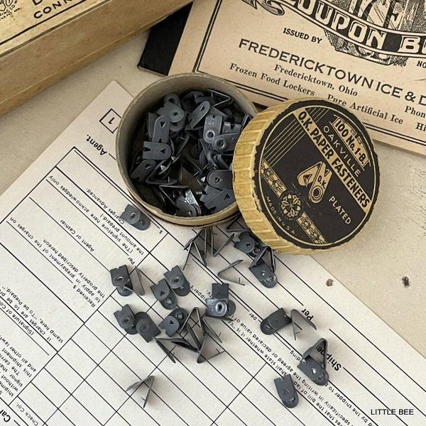 R-1668 ヴィンテージ ペーパークリップ 紙箱入 - LITTLE BEE リトルビー