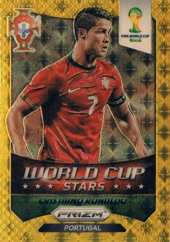 2014 PANINI PRIZM WORLD CUP Power Gold Cristiano Ronaldo 【5枚限定
