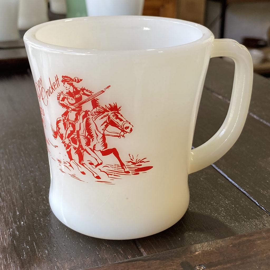 Dハンドルマグ アイボリー デイビークロケット赤 1952年代～1955年頃