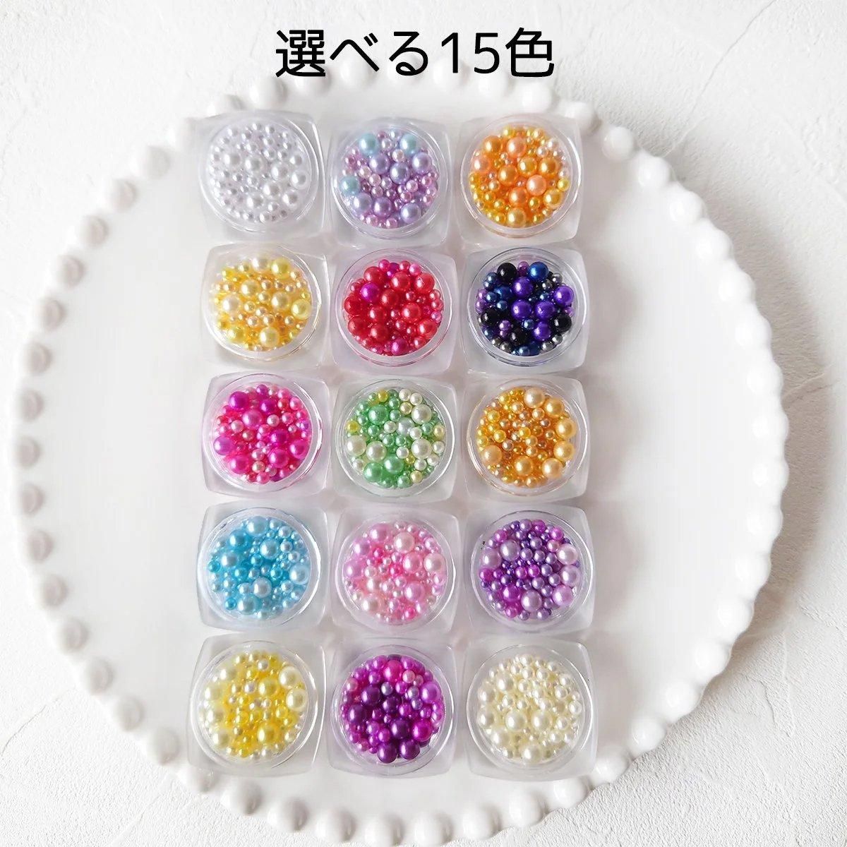 しずく型カボション 6色セット ｰ* オマケがたくさんついてくるパーツ屋