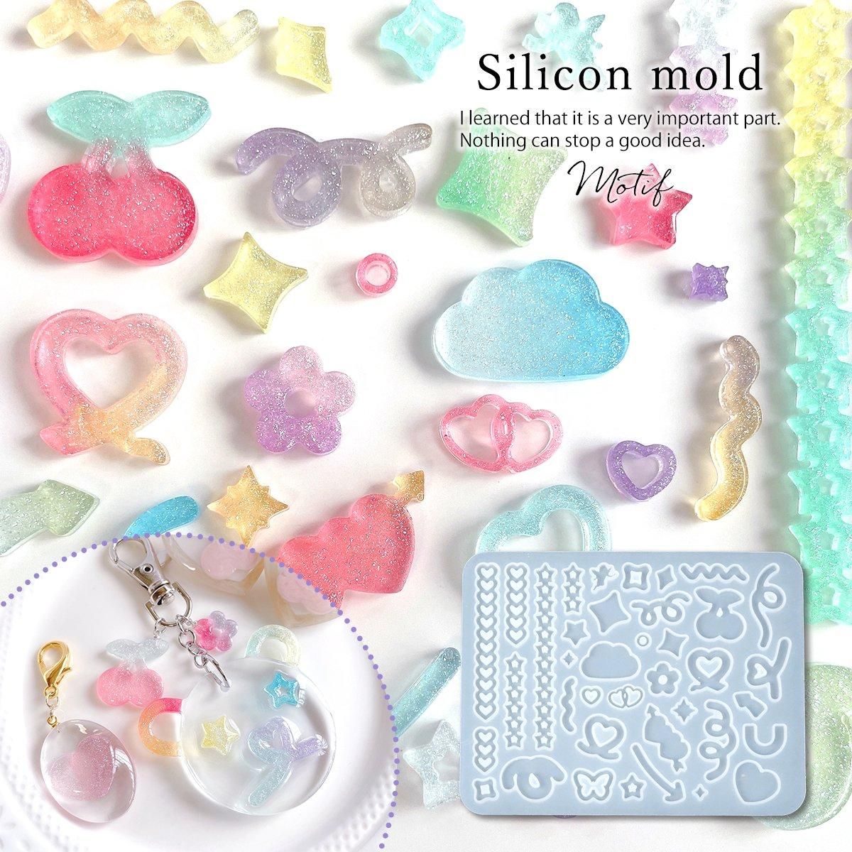 モチーフA シリコンモールド ｰ* オマケがたくさんついてくるパーツ屋