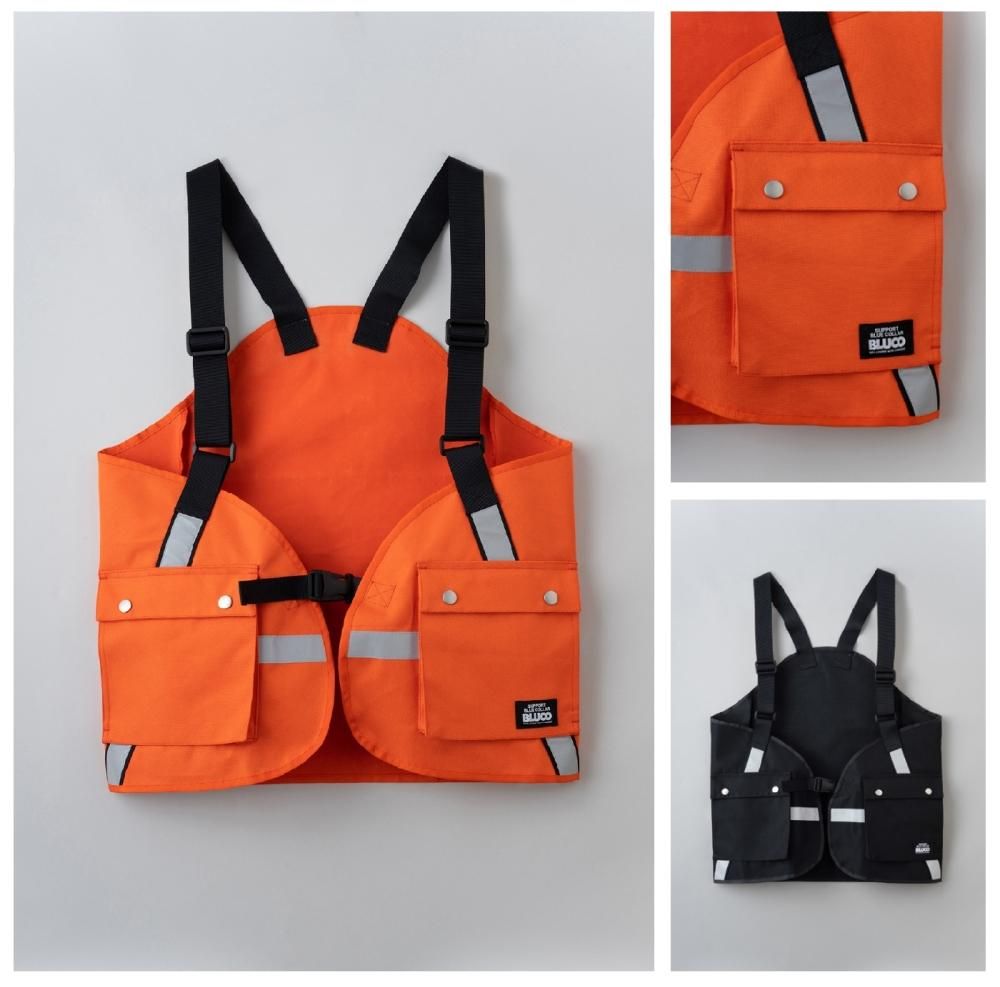 BLUCO ブルコ 1306 UTILITY VEST Reflector ユーティリティーベスト