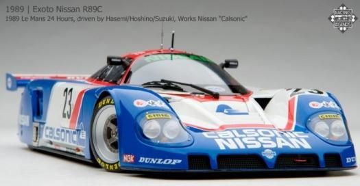 エグゾト 1/18 モデルカー 1989 #23 ニッサン R89C ルマン24時間耐久