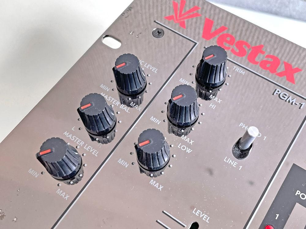 VESTAX ベスタクス PMC-06ProA 純正アダプター アース端子2本付 VESTAX