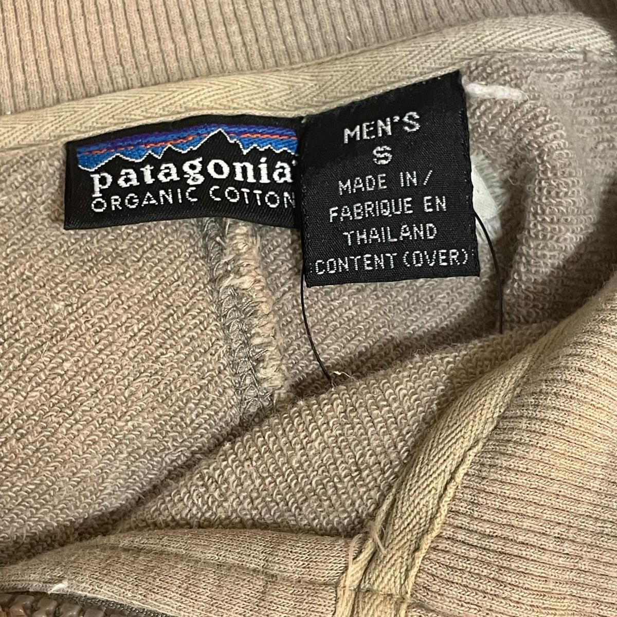 98年 patagonia Strech Deep Zip カーキ S 90s パタゴニア スウェット