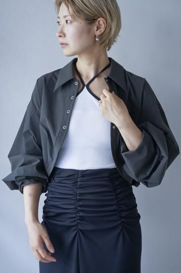 No.104 HAORI SHIRT BOLERO アウター（3カラー）＿DAWN - This___