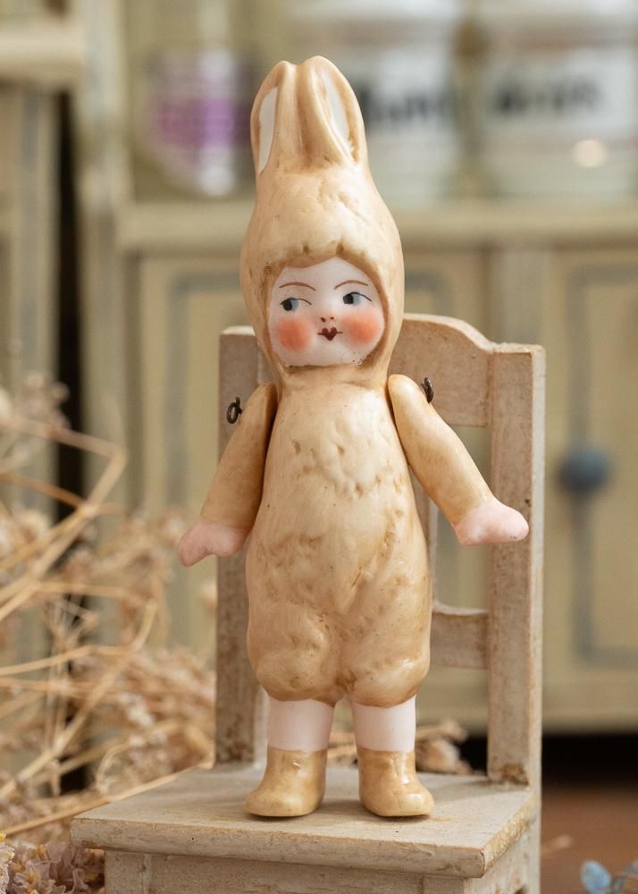 うさぎのビスクドール（ドイツ1920年頃） - Guignol [ギニョール] web shop