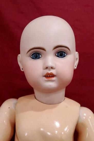 即納！大きなフランス人形 アンティーク ビスクドール ジュモー 1907